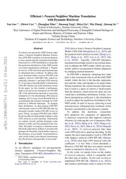 Efficient k-Nearest-Neighbor Machine Translation with Dynamic Retrieval