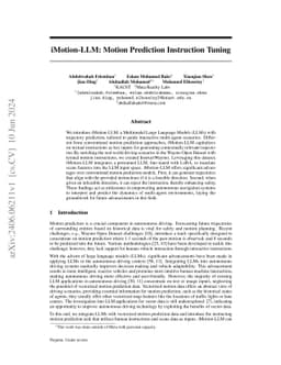 iMotion-LLM: Motion Prediction Instruction Tuning