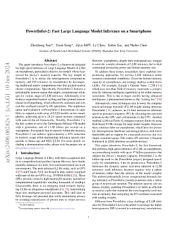 PowerInfer-2: Fast Large Language Model Inference on a Smartphone