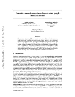 Cometh: A continuous-time discrete-state graph diffusion model