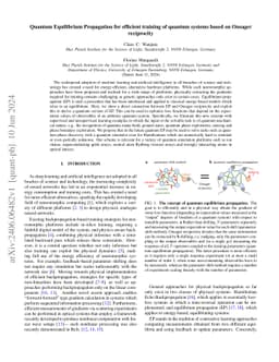 Quantum Equilibrium Propagation for efficient training of quantum
  systems based on Onsager reciprocity