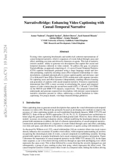NarrativeBridge: Enhancing Video Captioning with Causal-Temporal Narrative