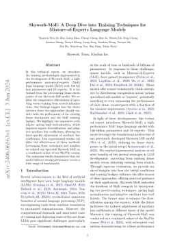 Skywork-MoE: A Deep Dive into Training Techniques for Mixture-of-Experts
  Language Models