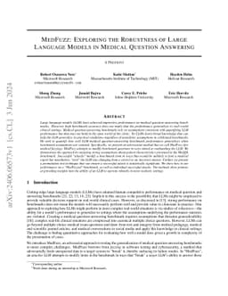 MedFuzz: Exploring the Robustness of Large Language Models in Medical
  Question Answering