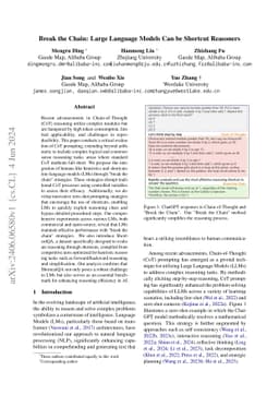 Break the Chain: Large Language Models Can be Shortcut Reasoners