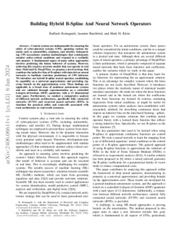 Building Hybrid B-Spline And Neural Network Operators