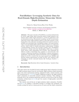 PatchRefiner: Leveraging Synthetic Data for Real-Domain High-Resolution
  Monocular Metric Depth Estimation