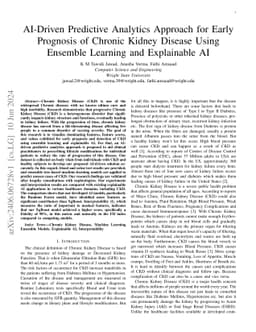 AI-Driven Predictive Analytics Approach for Early Prognosis of Chronic Kidney Disease Using Ensemble Learning and Explainable AI