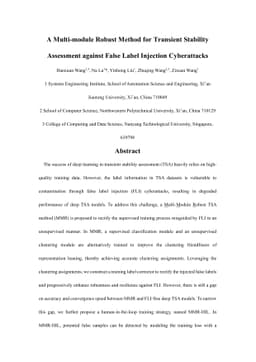A Multi-module Robust Method for Transient Stability Assessment against
  False Label Injection Cyberattacks