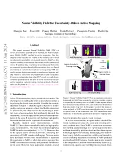 Neural Visibility Field for Uncertainty-Driven Active Mapping