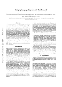 Bridging Language Gaps in Audio-Text Retrieval