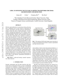 LiSD: An Efficient Multi-Task Learning Framework for LiDAR Segmentation
  and Detection