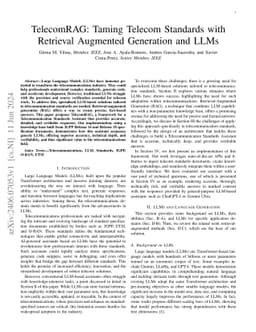 TelecomRAG: Taming Telecom Standards with Retrieval Augmented Generation
  and LLMs