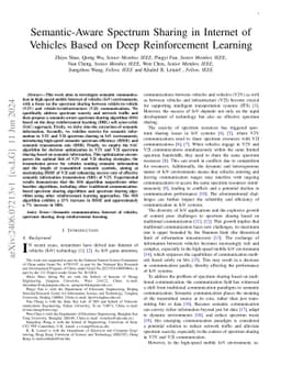 Semantic-Aware Spectrum Sharing in Internet of Vehicles Based on Deep
  Reinforcement Learning