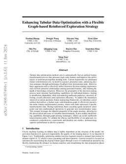 Enhancing Tabular Data Optimization with a Flexible Graph-based
  Reinforced Exploration Strategy