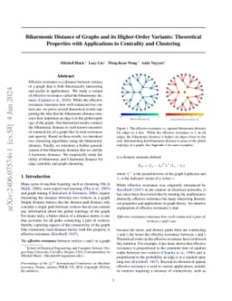 Biharmonic Distance of Graphs and its Higher-Order Variants: Theoretical Properties with Applications to Centrality and Clustering