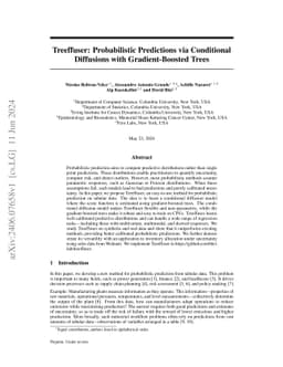 Treeffuser: Probabilistic Predictions via Conditional Diffusions with
  Gradient-Boosted Trees