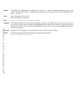 Are Objective Explanatory Evaluation metrics Trustworthy? An Adversarial
  Analysis