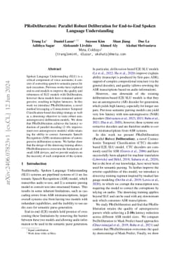 PRoDeliberation: Parallel Robust Deliberation for End-to-End Spoken
  Language Understanding