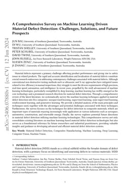 A Comprehensive Survey on Machine Learning Driven Material Defect Detection