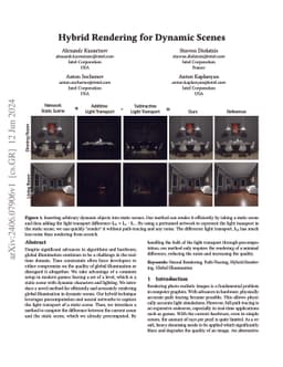 Hybrid Rendering for Dynamic Scenes