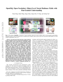 OpenObj: Open-Vocabulary Object-Level Neural Radiance Fields with
  Fine-Grained Understanding
