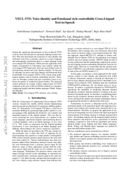 VECL-TTS: Voice identity and Emotional style controllable Cross-Lingual
  Text-to-Speech