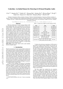 Codecfake: An Initial Dataset for Detecting LLM-based Deepfake Audio