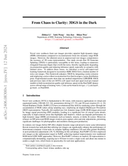 From Chaos to Clarity: 3DGS in the Dark