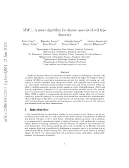 MMIL: A novel algorithm for disease associated cell type discovery