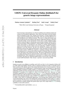 UDON: Universal Dynamic Online distillatioN for generic image
  representations