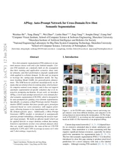 APSeg: Auto-Prompt Network for Cross-Domain Few-Shot Semantic
  Segmentation