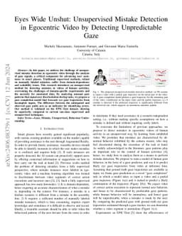 Eyes Wide Unshut: Unsupervised Mistake Detection in Egocentric
  Procedural Video by Detecting Unpredictable Gaze