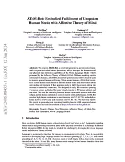 AToM-Bot: Embodied Fulfillment of Unspoken Human Needs with Affective
  Theory of Mind
