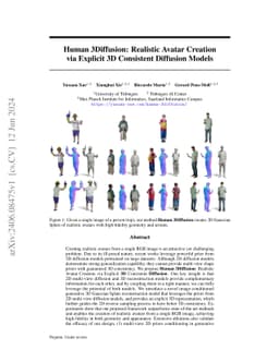 Human 3Diffusion: Realistic Avatar Creation via Explicit 3D Consistent
  Diffusion Models