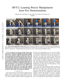 RVT-2: Learning Precise Manipulation from Few Demonstrations