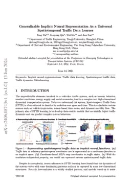Generalizable Implicit Neural Representation As a Universal
  Spatiotemporal Traffic Data Learner