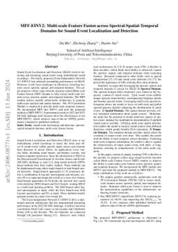 MFF-EINV2: Multi-scale Feature Fusion across Spectral-Spatial-Temporal
  Domains for Sound Event Localization and Detection