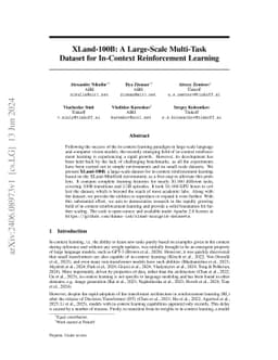 XLand-100B: A Large-Scale Multi-Task Dataset for In-Context Reinforcement Learning