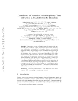 CoastTerm: a Corpus for Multidisciplinary Term Extraction in Coastal
  Scientific Literature