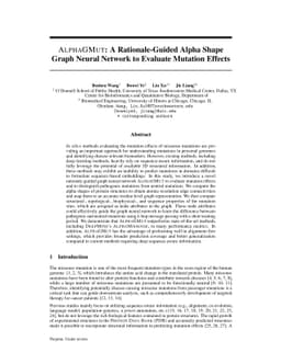 ALPHAGMUT: A Rationale-Guided Alpha Shape Graph Neural Network to
  Evaluate Mutation Effects