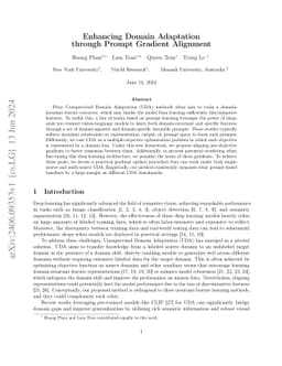 Enhancing Domain Adaptation through Prompt Gradient Alignment