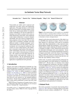 An Intrinsic Vector Heat Network