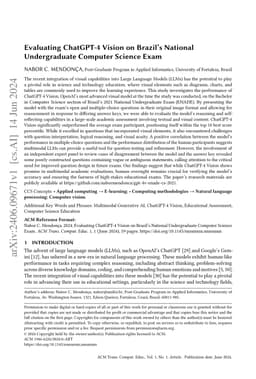 Evaluating ChatGPT-4 Vision on Brazil's National Undergraduate Computer
  Science Exam