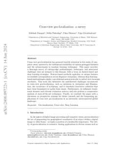 Cross-view geo-localization: a survey
