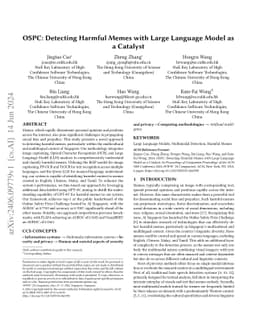 OSPC: Detecting Harmful Memes with Large Language Model as a Catalyst
