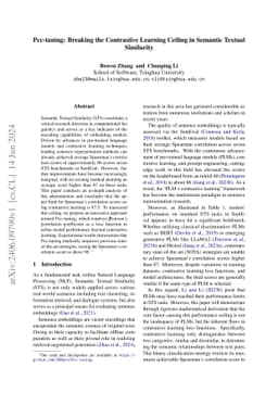 Pcc-tuning: Breaking the Contrastive Learning Ceiling in Semantic
  Textual Similarity