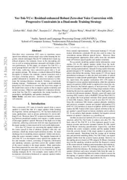 Vec-Tok-VC+: Residual-enhanced Robust Zero-shot Voice Conversion with
  Progressive Constraints in a Dual-mode Training Strategy