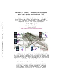 Nymeria: A Massive Collection of Multimodal Egocentric Daily Motion in
  the Wild