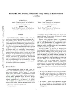 InstructRL4Pix: Training Diffusion for Image Editing by Reinforcement
  Learning